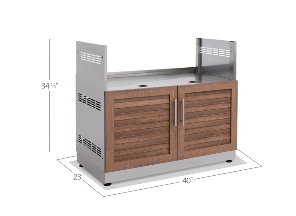 Modular Outdoor Kitchen Cabinets Stainless Steel Grove Drop-In Gas Grill Cabinet 70007 6 Modular Outdoor Kitchen Cabinets Stainless Steel Grove Drop-In Gas Grill Cabinet 70007 - Image 4