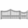 Aleko Steel Dual Swing Driveway Gate - Moscow Style - 12 Ft With Pedestrian Gate - 5 Ft 2 Aleko Steel Dual Swing Driveway Gate - Moscow Style - 12 Ft With Pedestrian Gate - 5 Ft -Home And Outdoor ScreenShot2021 02 27at1.57.04PM