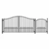 Aleko Steel Dual Swing Driveway Gate - Munich Style - 14 Ft With Pedestrian Gate - 5 Ft -Home And Outdoor ScreenShot2021 02 27at2.16.07PM 2313b2b7 eb74 4d7a ac8d 29323f3cab0a