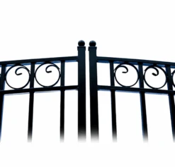 Aleko Steel Dual Swing Driveway Gate - Paris Style - 12 Ft With Pedestrian Gate - 5 Ft 10 Aleko Steel Dual Swing Driveway Gate - Paris Style - 12 Ft With Pedestrian Gate - 5 Ft -Home And Outdoor ScreenShot2021 02 27at2.21.27PM