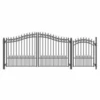 Aleko Steel Dual Swing Driveway Gate - Prague Style - 14 Ft With Pedestrian Gate - 5 Ft -Home And Outdoor ScreenShot2021 02 27at2.23.59PM 8a73fce2 ec9a 4a64 bc8a 5bcfd1d1844f