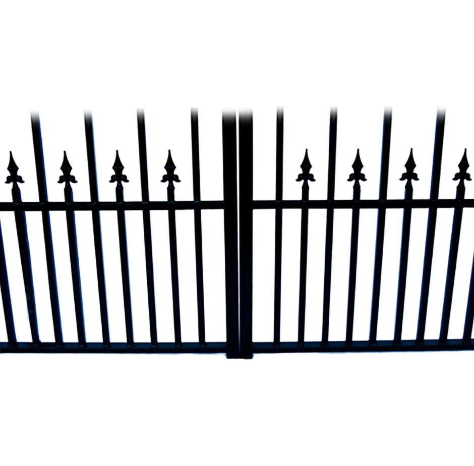 Aleko Steel Dual Swing Driveway Gate - Prague Style - 12 Ft With Pedestrian Gate - 5 Ft SET18X4PRAD-AP 7 Aleko Steel Dual Swing Driveway Gate - Prague Style - 12 Ft With Pedestrian Gate - 5 Ft SET18X4PRAD-AP - Image 5