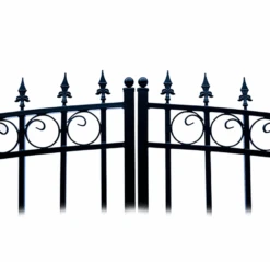 Aleko Steel Dual Swing Driveway Gate - London Style - 14 Ft With Pedestrian Gate - 5 Ft -Home And Outdoor ScreenShot2021 02 27at2.26.03PM e89ac1a9 1e17 446b 84d2 2702b4132fda