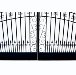 Aleko Steel Dual Swing Driveway Gate - Venice Style - 14 Ft With Pedestrian Gate - 5 Ft -Home And Outdoor ScreenShot2021 02 27at2.29.48PM 7e6be6c2 cd37 44ee b5d6 f99cd41cae48