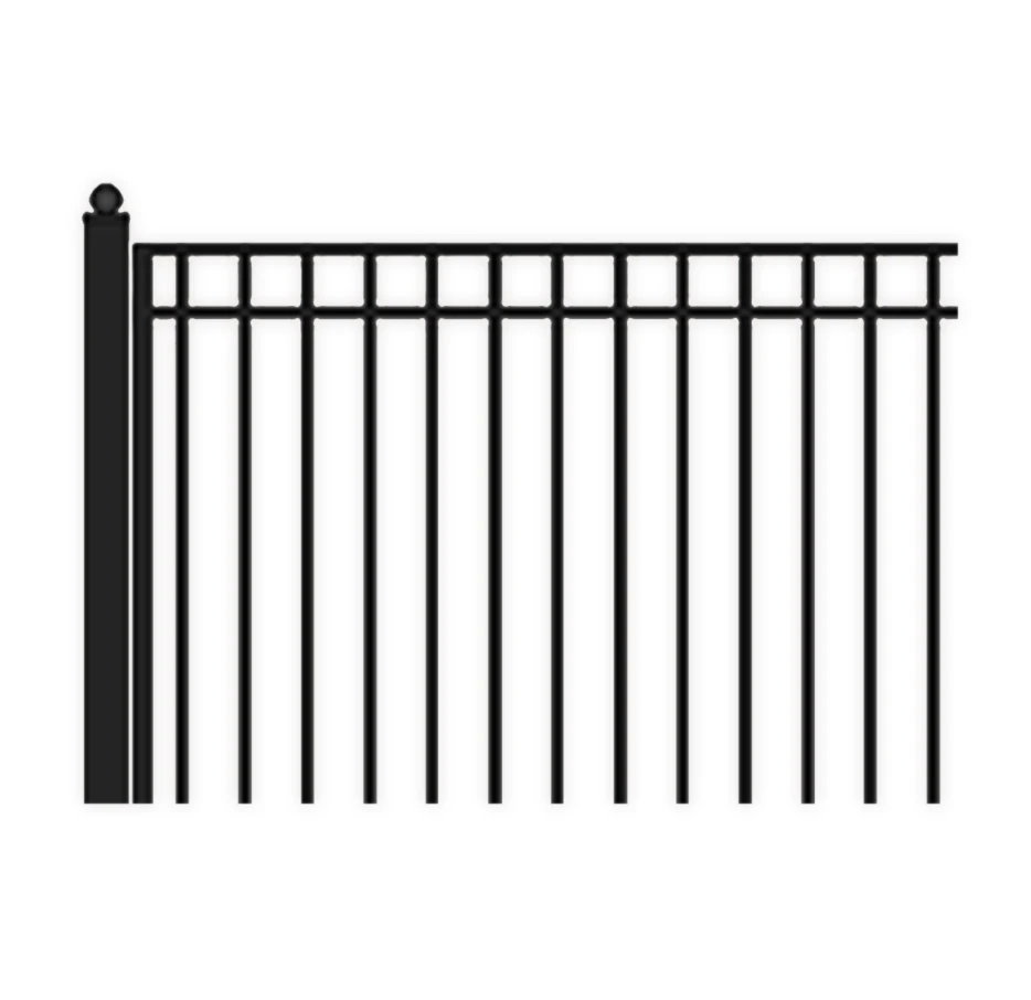 Aleko Steel Dual Swing Driveway Gate - Madrid Style - 18 Ft With Pedestrian Gate - 5 Ft 5 Aleko Steel Dual Swing Driveway Gate - Madrid Style - 18 Ft With Pedestrian Gate - 5 Ft - Image 3