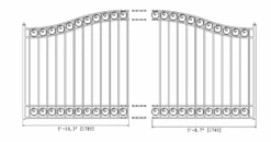 Aleko Steel Sliding Driveway Gate - Dublin Style - 12 X 6 Feet 25 Aleko Steel Sliding Driveway Gate - Dublin Style - 12 X 6 Feet -Home And Outdoor ScreenShot2021 02 27at4.08.57PM