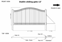 Aleko Steel Sliding Driveway Gate - Dublin Style - 12 X 6 Feet 23 Aleko Steel Sliding Driveway Gate - Dublin Style - 12 X 6 Feet -Home And Outdoor ScreenShot2021 02 27at4.09.25PM
