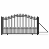 Aleko Steel Sliding Driveway Gate - Prague Style - 18 X 6 Feet