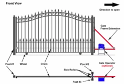 Aleko Steel Sliding Driveway Gate - Prague Style - 12 X 6 Feet -Home And Outdoor ScreenShot2021 02 27at4.18.26PM