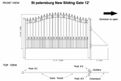 Aleko Steel Sliding Driveway Gate - St. Petersburg Style - 12 X 6 Feet 18 Aleko Steel Sliding Driveway Gate - St. Petersburg Style - 12 X 6 Feet -Home And Outdoor ScreenShot2021 02 27at4.20.51PM