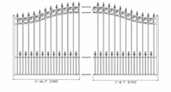Aleko Steel Sliding Driveway Gate - St. Petersburg Style - 12 X 6 Feet 19 Aleko Steel Sliding Driveway Gate - St. Petersburg Style - 12 X 6 Feet -Home And Outdoor ScreenShot2021 02 27at4.20.58PM
