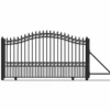 Aleko Steel Sliding Driveway Gate - London Style - 14 X 6 Feet
