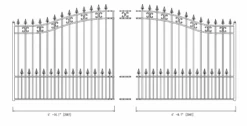 Aleko Steel Sliding Driveway Gate - London Style - 14 X 6 Feet 27 Aleko Steel Sliding Driveway Gate - London Style - 14 X 6 Feet -Home And Outdoor ScreenShot2021 02 27at4.36.07PM