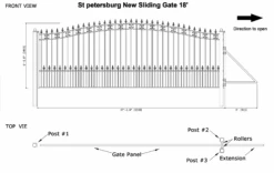 Aleko Steel Sliding Driveway Gate - St. Petersburg Style - 18 X 6 Feet 25 Aleko Steel Sliding Driveway Gate - St. Petersburg Style - 18 X 6 Feet -Home And Outdoor ScreenShot2021 02 27at6.02.36PM