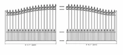Aleko Steel Sliding Driveway Gate - St. Petersburg Style - 18 X 6 Feet 24 Aleko Steel Sliding Driveway Gate - St. Petersburg Style - 18 X 6 Feet -Home And Outdoor ScreenShot2021 02 27at6.02.41PM