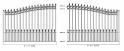 Aleko Steel Sliding Driveway Gate - London Style - 18 X 6 Feet -Home And Outdoor ScreenShot2021 02 27at6.02.56PM
