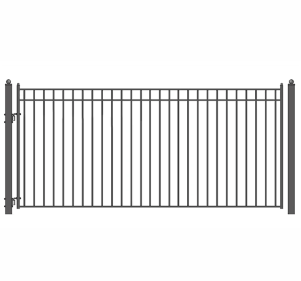 Aleko Steel Single Swing Driveway Gate - Madrid Style - 18 X 6 Feet 2 Aleko Steel Single Swing Driveway Gate - Madrid Style - 18 X 6 Feet