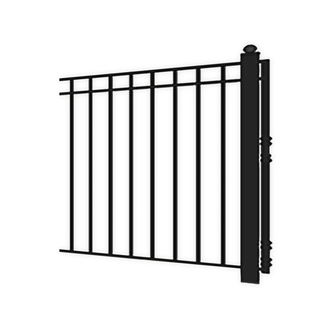 Aleko Steel Single Swing Driveway Gate - Madrid Style - 18 X 6 Feet 5 Aleko Steel Single Swing Driveway Gate - Madrid Style - 18 X 6 Feet - Image 4