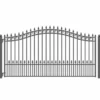 Aleko Steel Single Swing Driveway Gate - Prague Style - 14 X 6 Feet