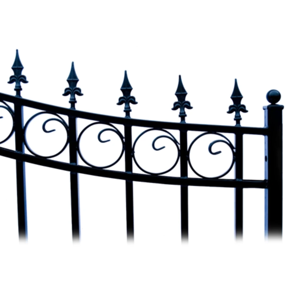 Aleko Steel Single Swing Driveway Gate - Prague Style - 12 X 6 Feet 5 Aleko Steel Single Swing Driveway Gate - Prague Style - 12 X 6 Feet - Image 3