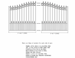 Aleko Steel Single Swing Driveway Gate - Prague Style - 12 X 6 Feet 21 Aleko Steel Single Swing Driveway Gate - Prague Style - 12 X 6 Feet -Home And Outdoor ScreenShot2021 02 28at4.12.40PM