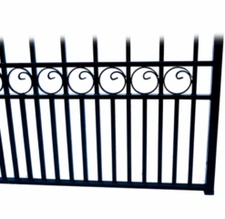 Aleko Steel Single Swing Driveway Gate - Paris Style - 12 X 6 Feet -Home And Outdoor ScreenShot2021 02 28at6.29.52PM