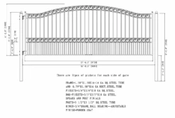 Aleko Steel Single Swing Driveway Gate - Paris Style - 16 X 6 Feet 16 Aleko Steel Single Swing Driveway Gate - Paris Style - 16 X 6 Feet -Home And Outdoor ScreenShot2021 02 28at6.50.17PM