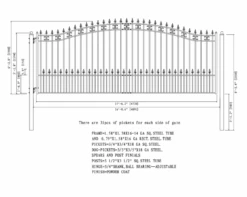 Aleko Steel Single Swing Driveway Gate - St. Petersburg Style - 16 X 6 Feet 15 Aleko Steel Single Swing Driveway Gate - St. Petersburg Style - 16 X 6 Feet -Home And Outdoor ScreenShot2021 02 28at6.50.54PM