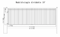 Aleko Steel Single Swing Driveway Gate - Madrid Style - 18 X 6 Feet 13 Aleko Steel Single Swing Driveway Gate - Madrid Style - 18 X 6 Feet -Home And Outdoor ScreenShot2021 02 28at6.57.19PM