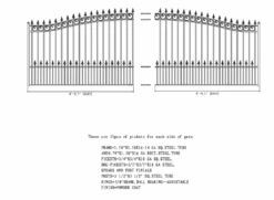 Aleko Steel Single Swing Driveway Gate - Prague Style - 18 X 6 Feet -Home And Outdoor ScreenShot2021 02 28at6.57.57PM