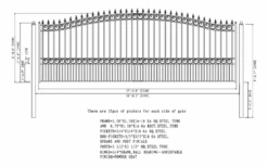 Aleko Steel Single Swing Driveway Gate - London Style - 18 X 6 Feet 17 Aleko Steel Single Swing Driveway Gate - London Style - 18 X 6 Feet -Home And Outdoor ScreenShot2021 02 28at6.58.27PM