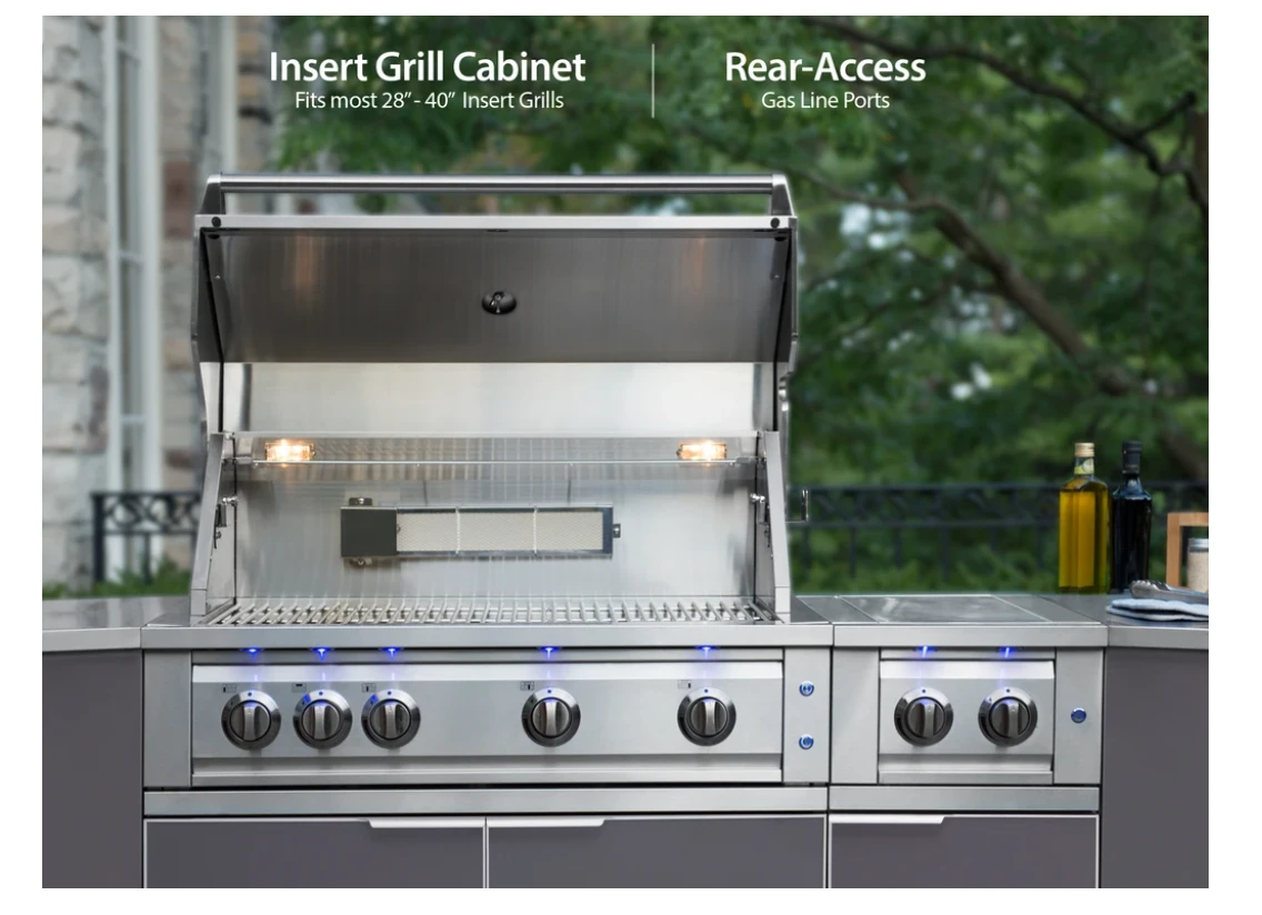 NewAge Outdoor Grill Station BBQ Island Grill Island 5 Piece Outdoor Kitchen 65285 7 NewAge Outdoor Grill Station BBQ Island Grill Island 5 Piece Outdoor Kitchen 65285 - Image 5