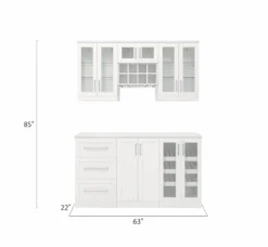 NewAge Wall Bar Cabinet Wine Cabinet Set With Beverage Center Cabinets, Wine Wall Cabinet Rack, Wine Storage Cabinet - 6 Piece Wine Bar Home Dry Bar Set 62515 15 NewAge Wall Bar Cabinet Wine Cabinet Set With Beverage Center Cabinets, Wine Wall Cabinet Rack, Wine Storage Cabinet - 6 Piece Wine Bar Home Dry Bar Set 62515 -Home And Outdoor ScreenShot2021 03 02at12.35.39PM