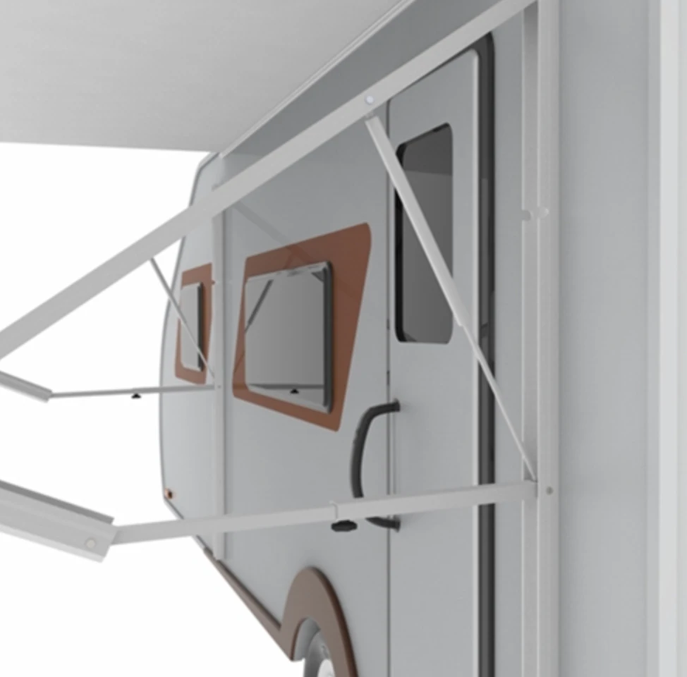 Aleko Motorized Retractable RV Awning - 21 X 8 Feet - Blue Fade 10 Aleko Motorized Retractable RV Awning - 21 X 8 Feet - Blue Fade - Image 8