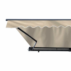 Aleko Half Cassette Motorized Retractable LED Luxury Patio Awning - 13 X 10 Feet - Ivory -Home And Outdoor ScreenShot2021 03 12at2.44.14PM f519e254 fb33 4932 994b 30d80bdbd4c4