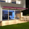 Aleko Half Cassette Motorized Retractable LED Luxury Patio Awning - 13 X 10 Feet - Burgundy -Home And Outdoor ScreenShot2021 03 12at2.49.02PM 5c4c5e6b 75b4 4510 93fd ca6e7bf10448
