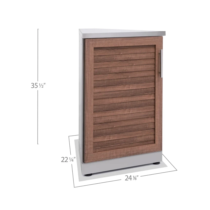 Modular Outdoor Kitchen Cabinets Stainless Steel Grove 45-Degree Corner Cabinets 65005 6 Modular Outdoor Kitchen Cabinets Stainless Steel Grove 45-Degree Corner Cabinets 65005 - Image 4