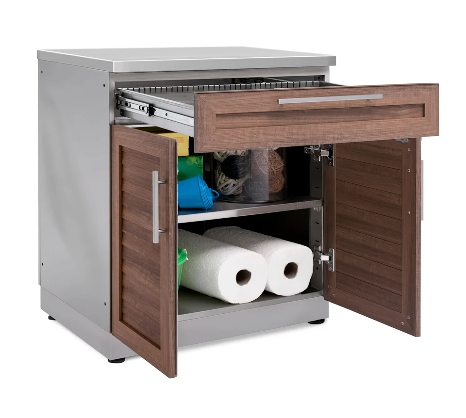 NewAge Stainless Steel Outdoor Kitchen Cabinets 2 Door With Drawer Cabinet 70004 4 NewAge Stainless Steel Outdoor Kitchen Cabinets 2 Door With Drawer Cabinet 70004 - Image 2