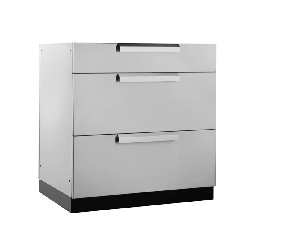 NewAge Stainless Steel Outdoor Kitchen Cabinets 3 Drawer Cabinet 70003 5 NewAge Stainless Steel Outdoor Kitchen Cabinets 3 Drawer Cabinet 70003 - Image 3