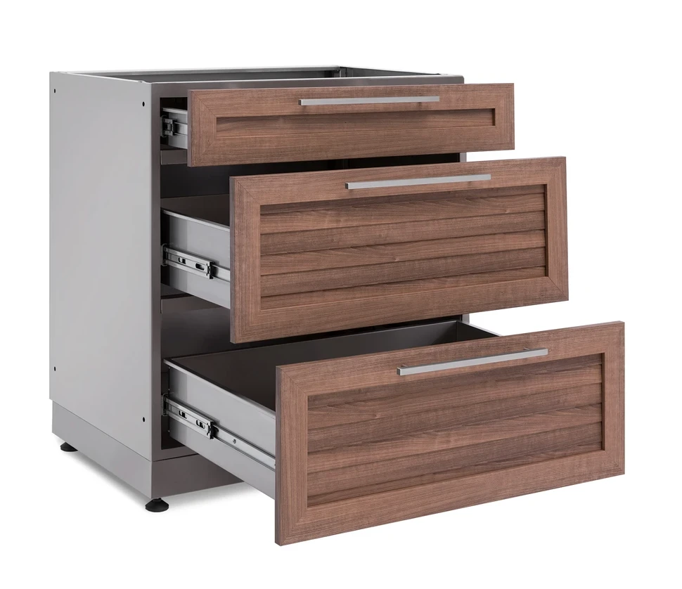 NewAge Stainless Steel Outdoor Kitchen Cabinets 3 Drawer Cabinet 70003 4 NewAge Stainless Steel Outdoor Kitchen Cabinets 3 Drawer Cabinet 70003 - Image 2