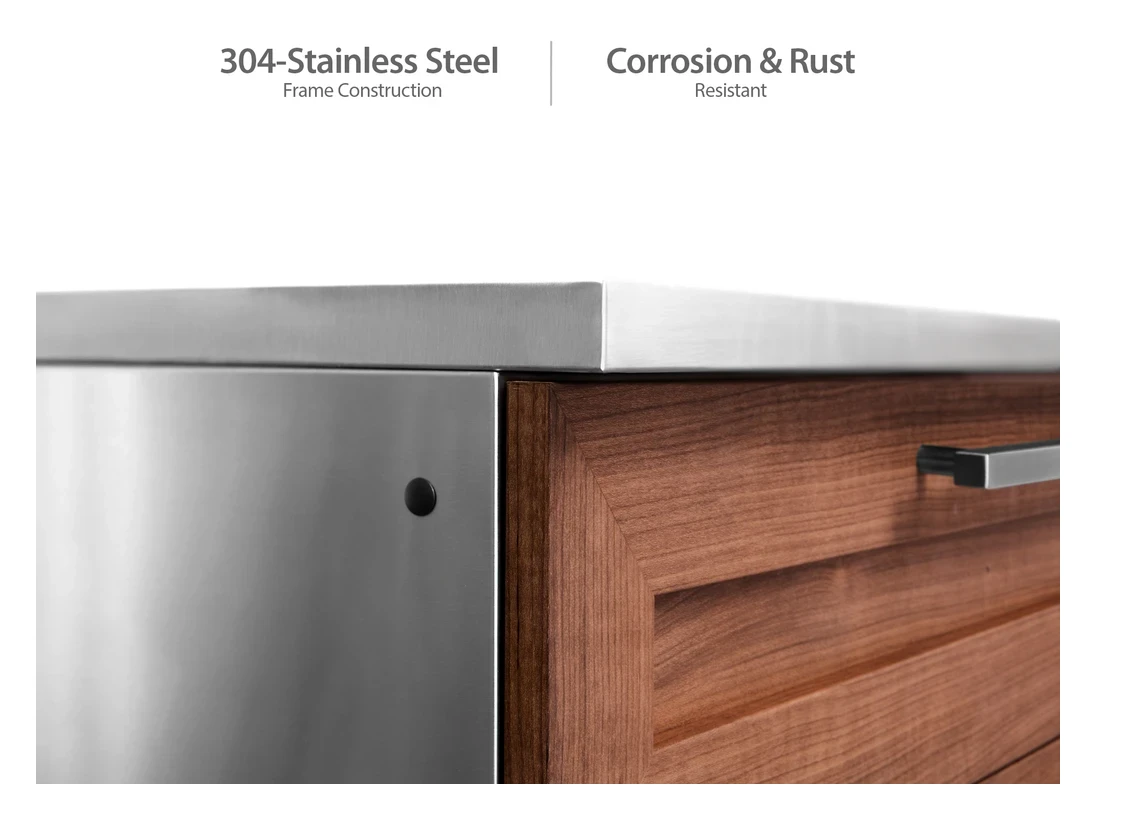 NewAge Stainless Steel Outdoor Kitchen Cabinets 3 Drawer Cabinet 70003 8 NewAge Stainless Steel Outdoor Kitchen Cabinets 3 Drawer Cabinet 70003 - Image 6