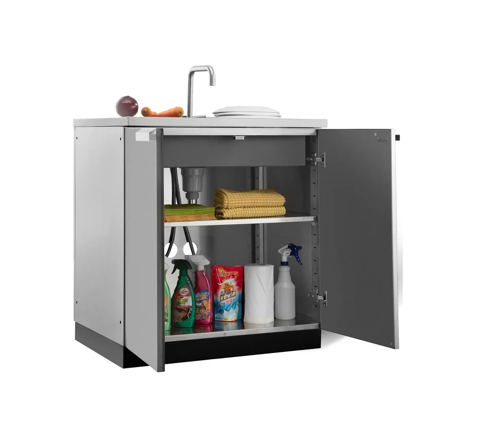 NewAge Stainless Steel Outdoor Kitchen Cabinets Sink Cabinet 70002 8 NewAge Stainless Steel Outdoor Kitchen Cabinets Sink Cabinet 70002 - Image 6