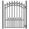 Aleko Steel Pedestrian Gate - Prague Style - 5 Ft