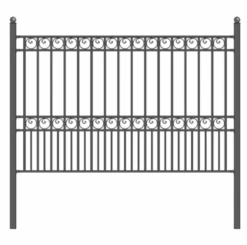 Aleko Steel Fence - Paris Style - 8 X 5 Ft -Home And Outdoor ScreenShot2021 03 20at7.42.44PM