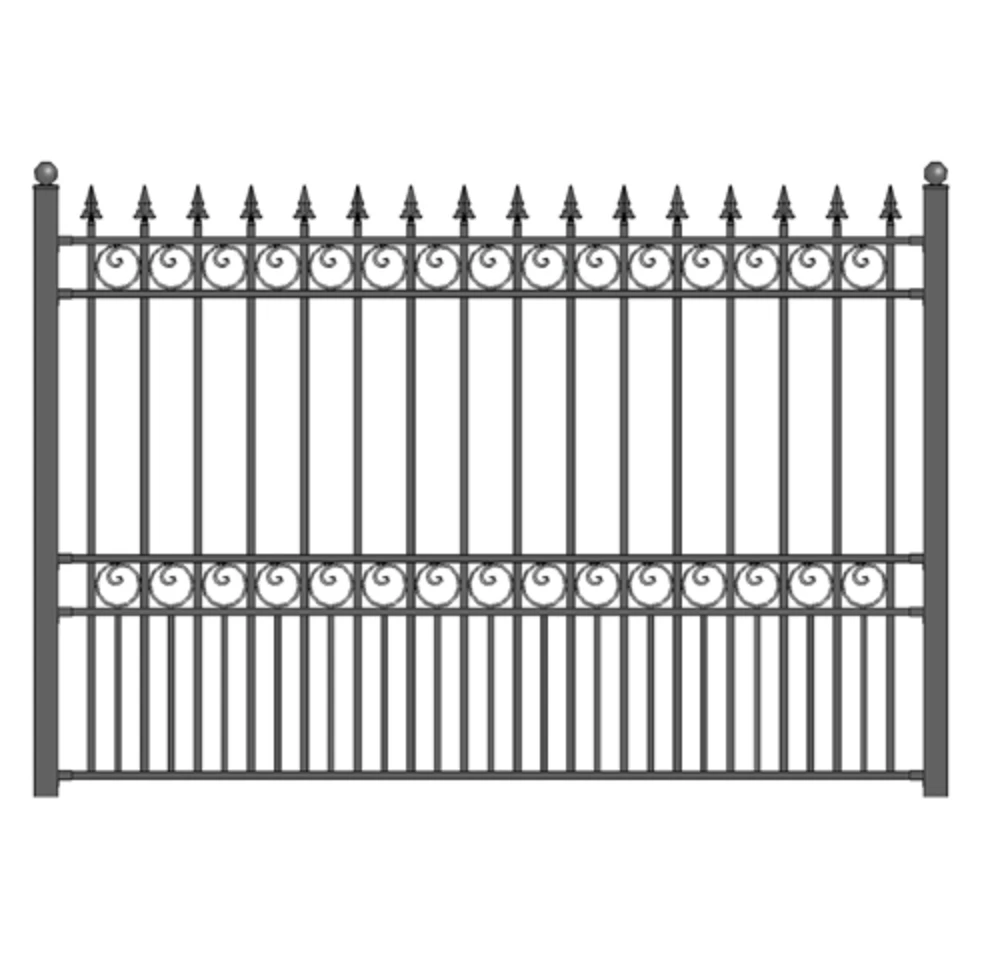 Aleko Steel Fence - London Style - 8 X 5 Ft 3 Aleko Steel Fence - London Style - 8 X 5 Ft