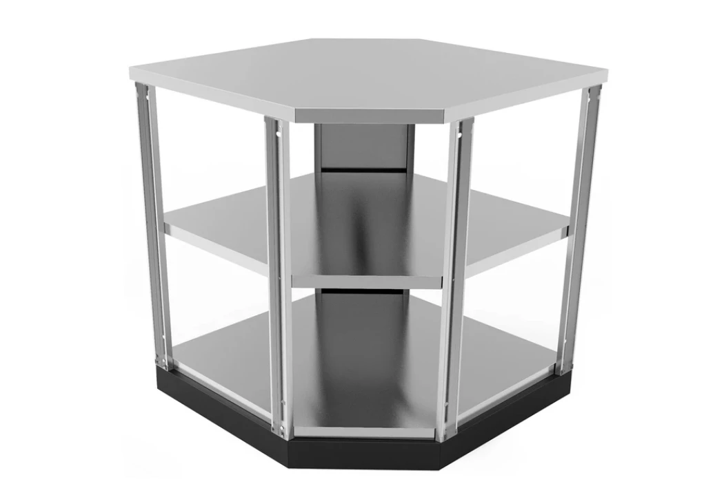 Modular Outdoor Kitchen Cabinets Stainless Steel Grove 90 Degree Corner Shelf 65006 7 Modular Outdoor Kitchen Cabinets Stainless Steel Grove 90 Degree Corner Shelf 65006 - Image 5