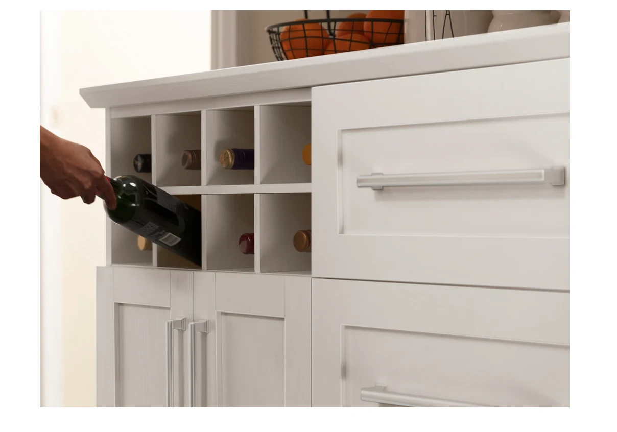 NewAge Home Entertainment Bar Cabinet Wine Storage Beverage Center With Glass Beverage Display Base Cabinet, Base Storage Cabinets - 3 Piece Wall Bar Cabinet Wine Cabinet Set 62524 15 NewAge Home Entertainment Bar Cabinet Wine Storage Beverage Center With Glass Beverage Display Base Cabinet, Base Storage Cabinets - 3 Piece Wall Bar Cabinet Wine Cabinet Set 62524 - Image 13