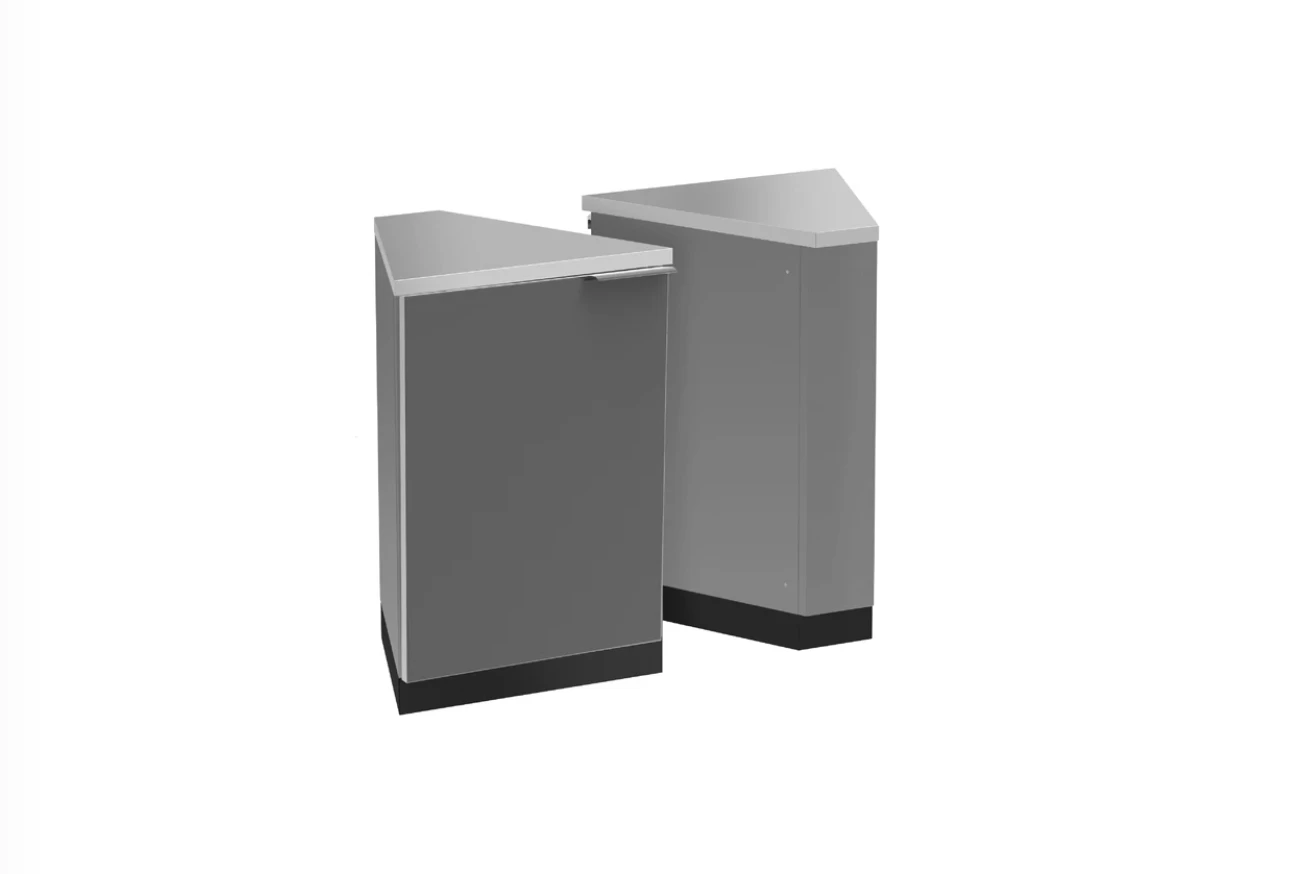 Modular Outdoor Kitchen Cabinets Aluminum 45-Degree Corner Cabinet Slate Gray 65205 3 Modular Outdoor Kitchen Cabinets Aluminum 45-Degree Corner Cabinet Slate Gray 65205
