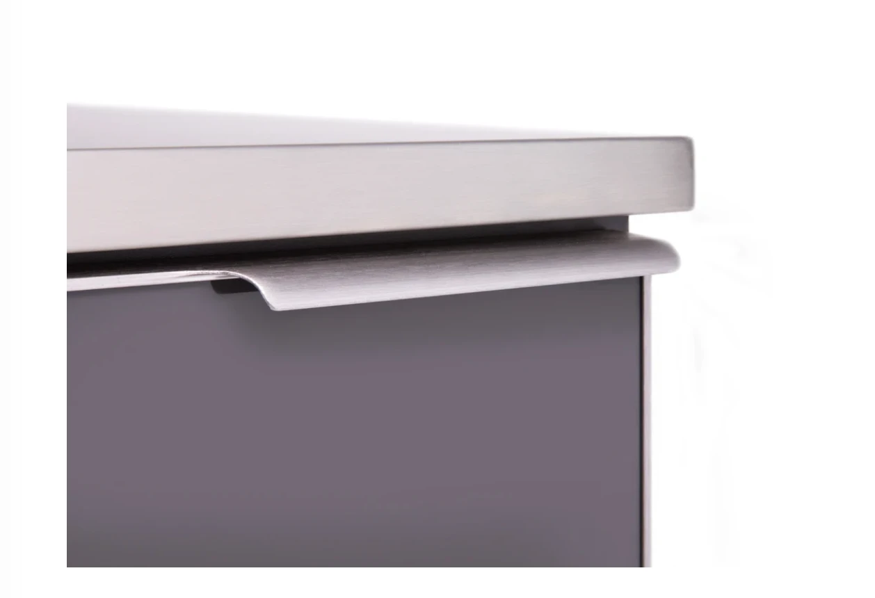 Modular Outdoor Kitchen Cabinets Aluminum 45-Degree Corner Cabinet Slate Gray 65205 9 Modular Outdoor Kitchen Cabinets Aluminum 45-Degree Corner Cabinet Slate Gray 65205 - Image 7