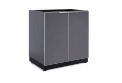 Modular Outdoor Kitchen Cabinets Aluminum 2-Door Cabinet Slate Gray Door 70201